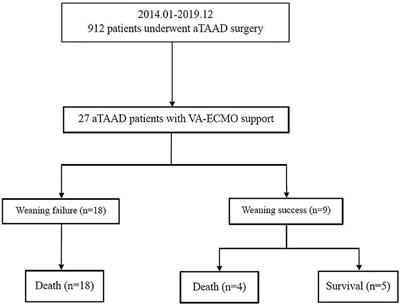 Veno-Arterial Extracorporeal Membrane Oxygenation for Patients Undergoing Acute Type A Aortic Dissection Surgery: A Six-Year Experience